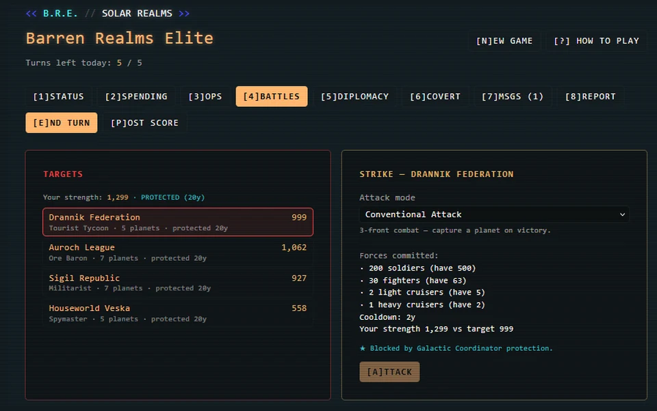 Barren Realms Elite screenshot