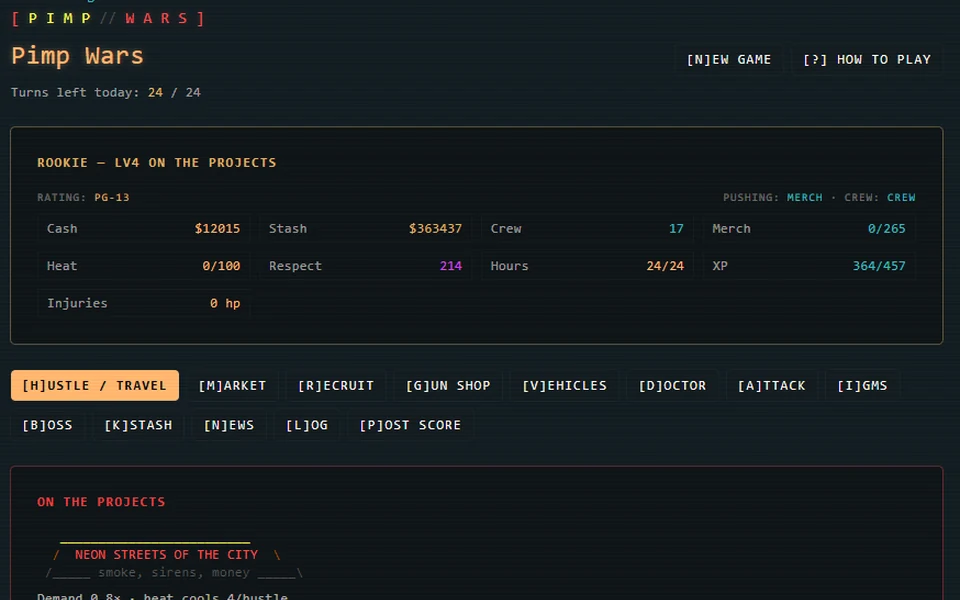 Pimp Wars screenshot